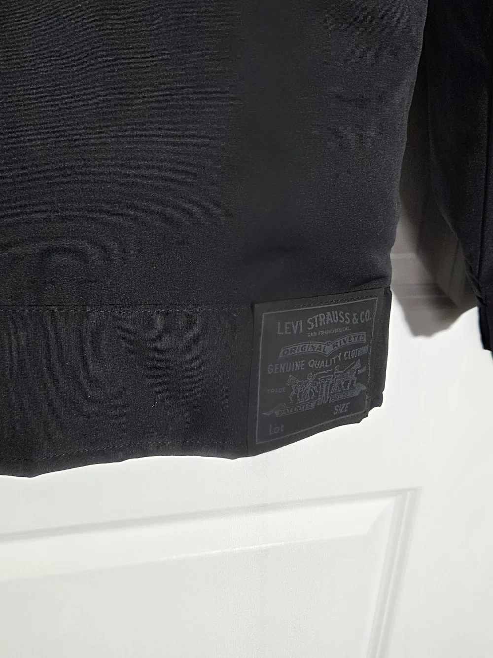 NWT MENS LEVI'S PUFFER JACKET COAT Small Allied Feather Down Black